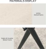 The gazebo set up for a patio gathering, providing shade and protection for guests.