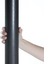 Zippered mesh netting on the gazebo to keep out insects and promote airflow.