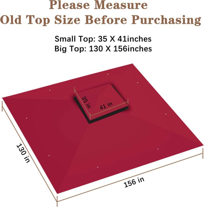 The Gazebo Canopy can be quickly removed and reinstalled for seasonal use.