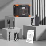 USB-C PD 60W and QC 18W ports provide ultra-fast charging for phones, tablets, and laptops with this home generator.