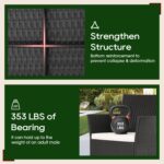 Quick assembly of the wicker rattan chairs and easy-to-clean glass table for hassle-free maintenance.