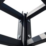 The outdoor gazebo set up for patio parties, poolside, or backyard events with elegance.