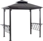 Sturdy aluminum frame of the BBQ Gazebo Canopy ensures stability and durability.