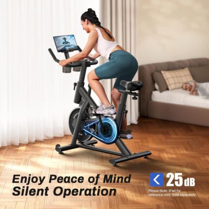 LED monitor tracks time, speed, calories, and distance on this cardio machine, making your workouts more efficient.