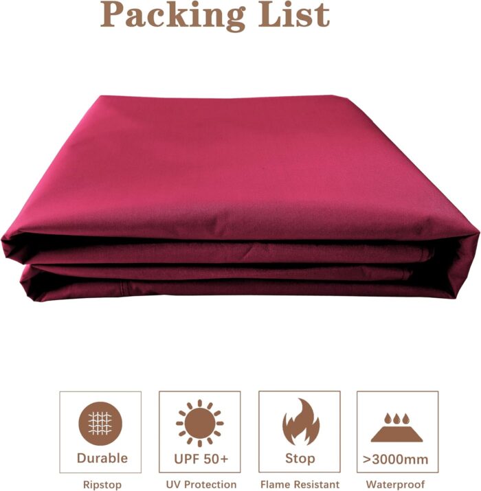 The Gazebo Canopy replacement for 10x12 Regency II patio gazebo, made of UV-protected polyester.