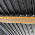 The Hardtop Gazebo providing ample space for gatherings, offering a stylish and functional outdoor shelter.