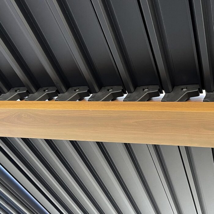 The Hardtop Gazebo providing ample space for gatherings, offering a stylish and functional outdoor shelter.