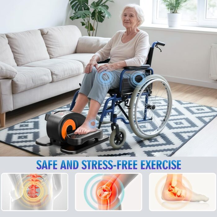 LCD display on cardio machines for seniors, tracking speed, time, and calories for effective workouts.