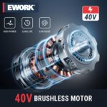 Adjustable cutting heights on the electric lawn mower to suit different lawn lengths.