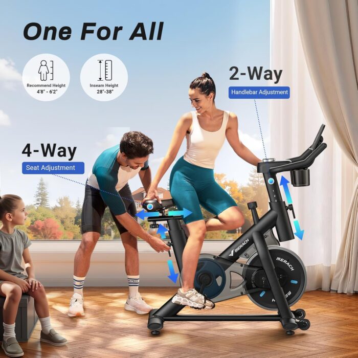 Extra-thick alloy steel frame ensures unmatched stability and safety with a 300lb weight capacity on this cardio machine.