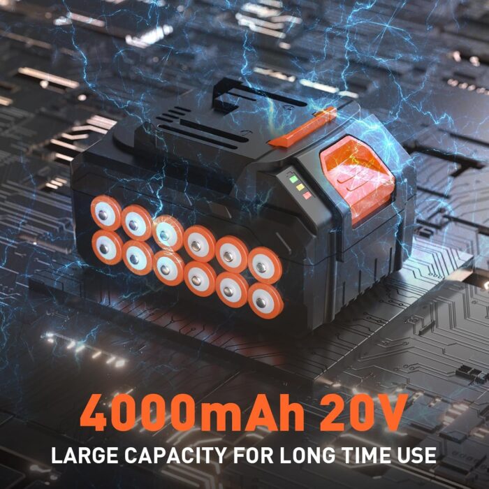 The electric lawn mower with a large 9-gallon grass bag for fewer emptying intervals.