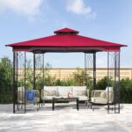 Close-up of the Gazebo Canopy fabric showing UV protection and water resistance.